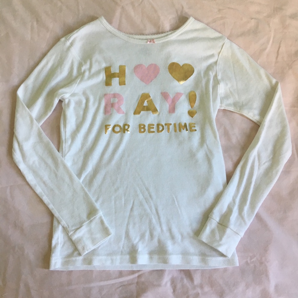 Long sleeve pajama shirt